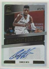 Chimezie Metu #CMT Basketball Cards 2018 Panini Donruss Significant Signatures Prices