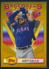 Joey Gallo [Gold Refractor] #114 Baseball Cards 2020 Topps Finest Flashbacks Prices