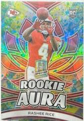 Rashee Rice [Splatter Neon] #9 Football Cards 2023 Panini Spectra Rookie Aura Prices