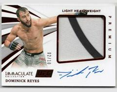 Dominick Reyes [Gold] Ufc Cards 2021 Panini Immaculate UFC Premium Memorabilia Autographs Prices