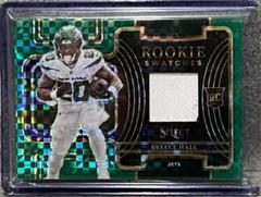 Breece Hall [Green] #RSW-11 Football Cards 2022 Panini Select Rookie Swatches Prices