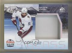 Nazem Kadri [Sunset] #LT-NK Hockey Cards 2021 SP Game Used NHL Lake Tahoe Games Rink Glass Relics Prices