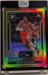 Jalen Williams [Gold] #105 Basketball Cards 2022 Panini One and One Prices