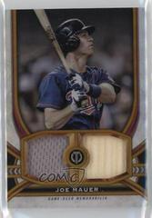 Joe Mauer [Gold] Baseball Cards 2023 Topps Tribute Dual Relics Prices