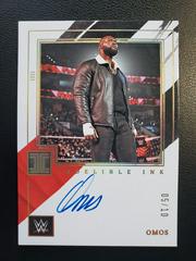 Omos [Holo Gold] #IN-OMS Wrestling Cards 2022 Panini Impeccable WWE Indelible Ink Autographs Prices
