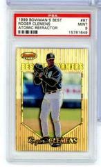 Roger Clemens [Atomic Refractor] #87 Baseball Cards 1999 Bowman's Best Prices