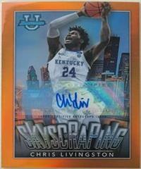 Chris Livingston [Autograph Orange] #S-1 Basketball Cards 2022 Bowman Chrome University Skyscraping Prices