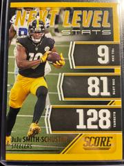 JuJu Smith-Schuster [Gold] #NL14 Football Cards 2021 Panini Score Next Level Stats Prices