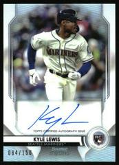 Kyle Lewis [Refractor] #KL Baseball Cards 2020 Bowman Sterling Rookie Autographs Prices