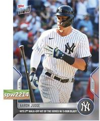 Aaron Judge #417 Baseball Cards 2022 Topps Now Prices