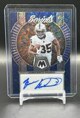 Zamir White [No Huddle Blue] #S2 Football Cards 2023 Panini Mosaic Scripts Autographs Prices