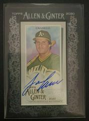 Jose Canseco [Black Frame] #MA-JC Baseball Cards 2020 Topps Allen & Ginter Mini Autographs Prices