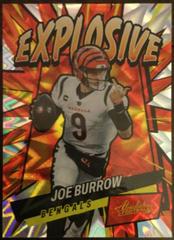 Joe Burrow #E2 Football Cards 2022 Panini Absolute Explosive Prices