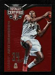 Giannis Antetokounmpo [Platinum Red] Basketball Cards 2014 Panini Totally Certified Prices