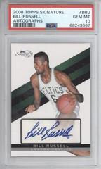 Bill Russell Basketball Cards 2008 Topps Signature Autographs Prices
