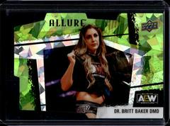 Dr. Britt Baker [Green Rainbow] Wrestling Cards 2022 Upper Deck Allure AEW Prices