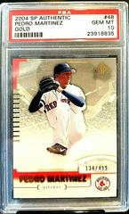 Pedro Martinez [Gold] #48 Baseball Cards 2004 SP Authentic Prices