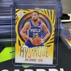 Ben Simmons [Gold] #15 Basketball Cards 2019 Panini Illusions Mystique Prices