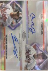 Gunnar Henderson, Cal Ripken Jr. #DA-RJH Baseball Cards 2023 Topps Chrome Update Dual Autographs Prices