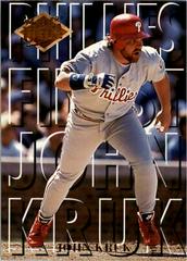 John Kruk Baseball Cards 1994 Ultra Phillies Finest Prices