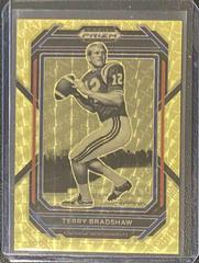 Terry Bradshaw [Gold Vinyl] #92 Football Cards 2023 Panini Prizm Draft Picks Prices
