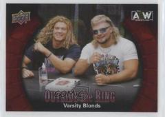 Varsity Blonds [Red] Wrestling Cards 2022 Upper Deck AEW Outside the Ring Prices