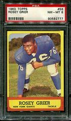Rosey Grier #56 Football Cards 1963 Topps Prices