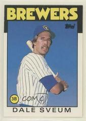 Dale Sveum Baseball Cards 1986 Topps Traded Prices