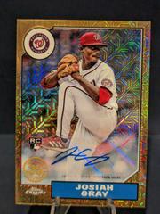 Josiah Gray [Autograph] #T87C-55 Baseball Cards 2022 Topps Silver Pack 1987 Chrome Prices