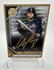 Francisco alvarez [Wood] #MFA-FA Baseball Cards 2023 Topps Museum Collection Framed Autographs Prices