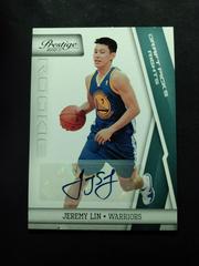 Jeremy Lin [Draft Picks Rights Autograph] Basketball Cards 2010 Panini Prestige Prices