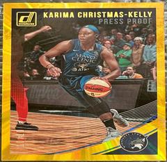 Karima Christmas Kelly [Press Proof Gold Laser] Basketball Cards 2019 Panini Donruss WNBA Prices