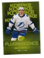 Cole Koepke [Green] Hockey Cards 2022 Upper Deck Fluorescence Prices
