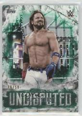 AJ Styles [Green] #1 Wrestling Cards 2018 Topps WWE Undisputed Prices