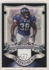 Mack Strong [Jersey Black Refractor] #BSVR-MST Football Cards 2007 Bowman Sterling Prices