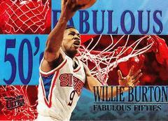 Willie Burton Basketball Cards 1995 Ultra Fabulous Fifties Prices