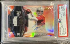 Derek Carr [Red Refractor] #RAPDC Football Cards 2014 Topps Finest Rookie Autograph Patch Prices