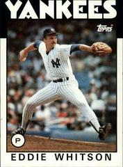 Eddie Whitson #15 Baseball Cards 1986 Topps Prices