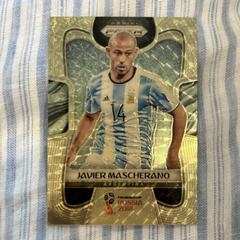 Javier Mascherano [Gold Powe Prizm] Soccer Cards 2014 Panini Prizm World Cup Prices
