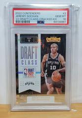 Jeremy Sochan [Cracked Ice] #2 Basketball Cards 2022 Panini Contenders Draft Class Prices