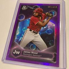 James Wood [Purple] #PE-18 Baseball Cards 2022 Bowman Platinum Precious Elements Prices
