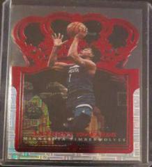 Anthony Edwards [Asia Red] #34 Basketball Cards 2021 Panini Crown Royale Prices