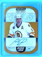 Cam Neely [Orange] Hockey Cards 2022 Upper Deck Synergy Rink Ink Autographs Prices