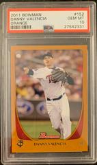 Danny Valencia [Orange] #152 Baseball Cards 2011 Bowman Prices