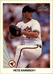 Pete Harnisch #39 Baseball Cards 1990 Leaf Prices