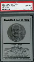 Adolph F. Rupp Basketball Cards 1986 Hall of Fame Metallic Prices