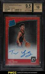 Trae Young [Autograph Choice] Basketball Cards 2018 Panini Donruss Optic Prices