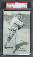 John Collins Baseball Cards 1921 Exhibits Prices