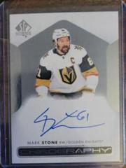 Mark Stone #C-ST Hockey Cards 2022 SP Authentic Chirography Autographs Prices