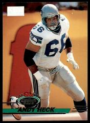 Andy Heck [First Day Issue] #402 Football Cards 1993 Stadium Club Prices